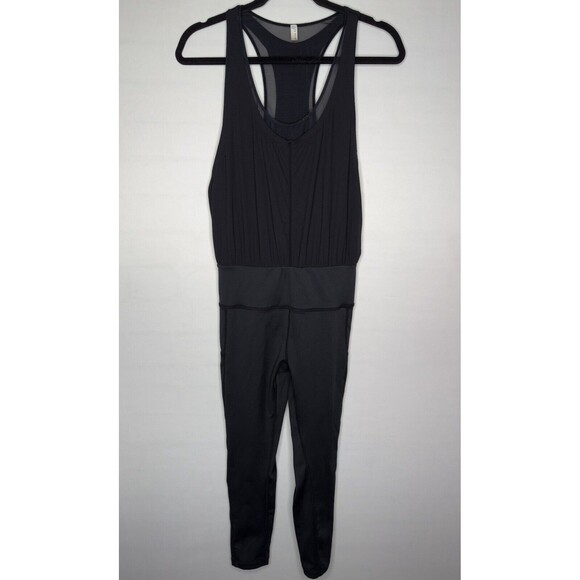 Free People‎ FP Movement Eye On The Prize Black Jumpsuit Women's Size Small - Picture 1 of 7